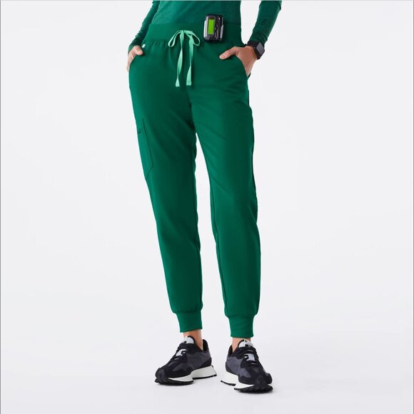 Figs Pants - Figs Zamora Jogger Scrub Pants Green Womens Size Small Joggers Scrubs
